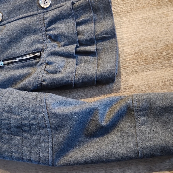 Express Double Breasted Wool Blend Jacket Size L - Picture 4 of 7